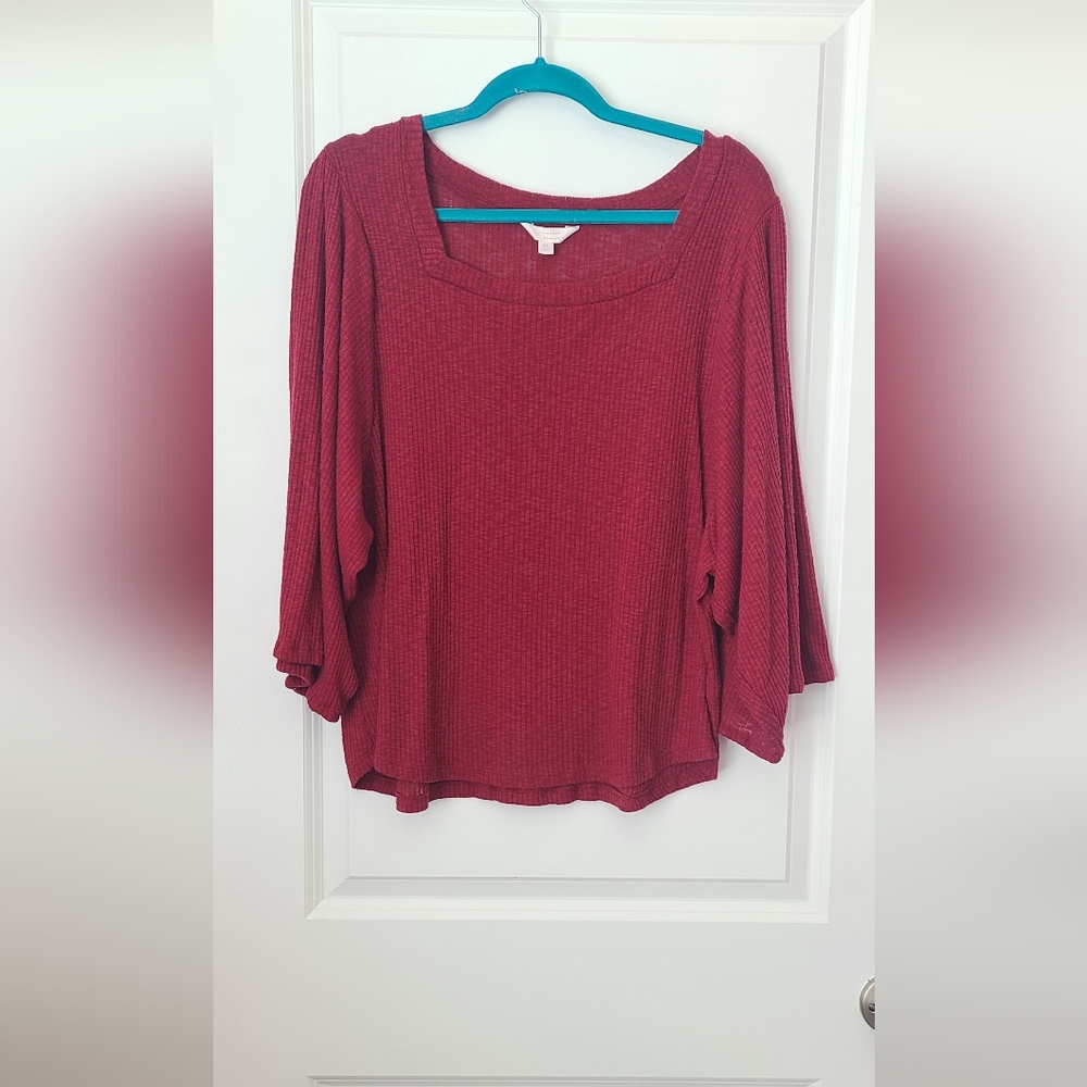 Lauren Conrad Maroon Top